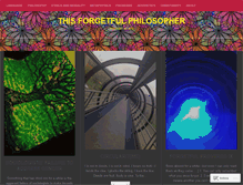 Tablet Screenshot of forgetfulphilosopher.com